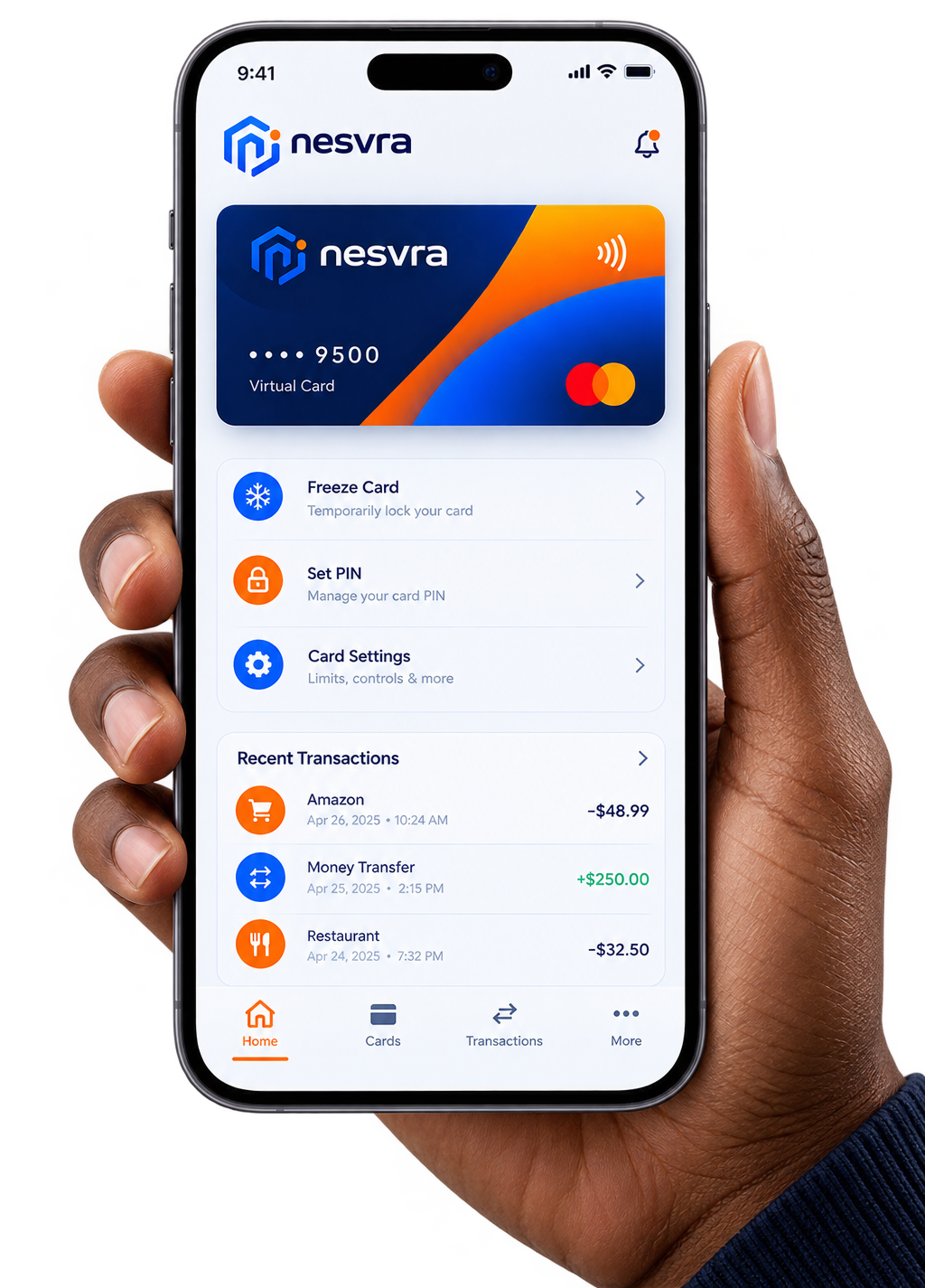 Nesvra Virtual Cards Showcase